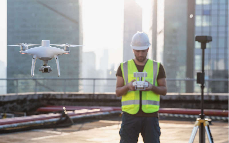 Phantom4 DJI Phantom 4 Construction Site